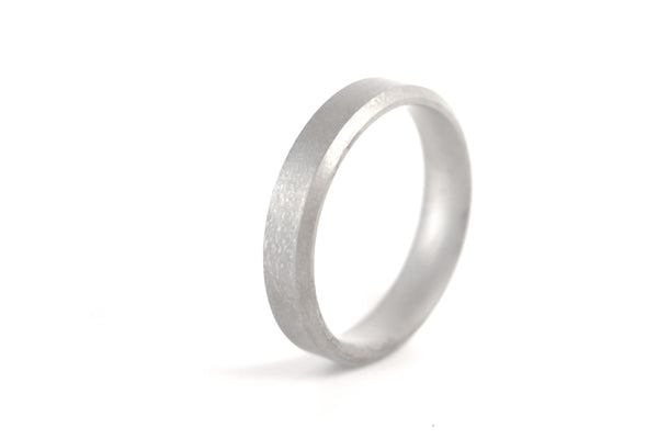 Acid Etched Titanium Band