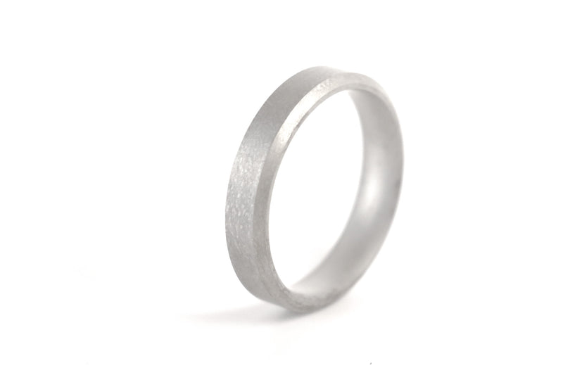 Acid Etched Titanium Band