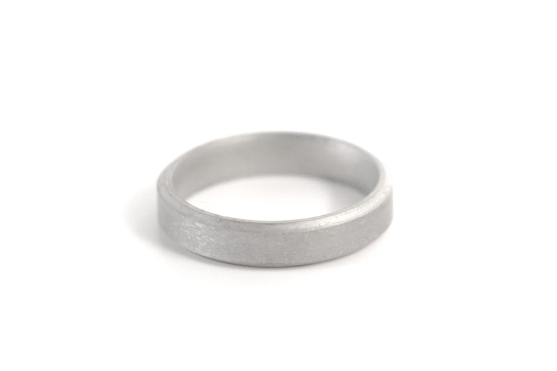 Acid Etched Titanium Band