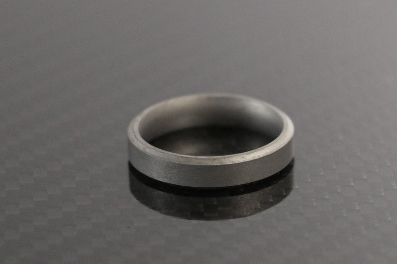 Acid Etched Titanium Band