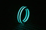 Carbon and Dual Lume Stripe Ring