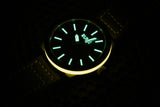 Yellow Glow Bezel Watch