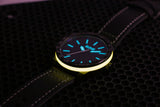 Yellow Glow Bezel Watch