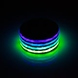 Northern Lights Aurora Carbon Fiber Ring with Titanium liner