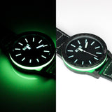 Quartz Emerald Glow Apollo Carbon Fiber Lume Watch Version 1