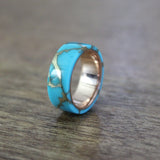 Gold Veined Turquoise With Gold Liner