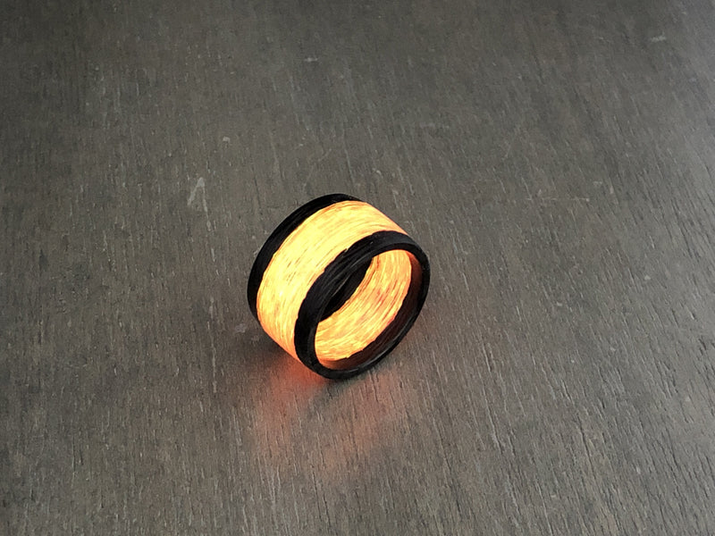 Hades Carbon Fiber Glow Ring