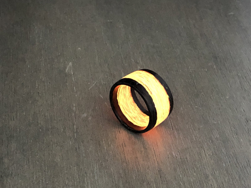 Hades Carbon Fiber Glow Ring